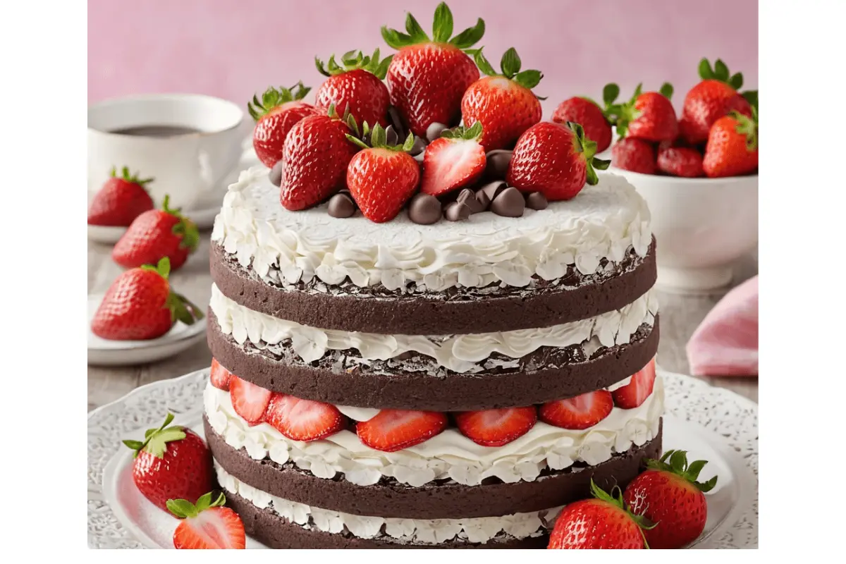 Chocolate Strawberry Cake