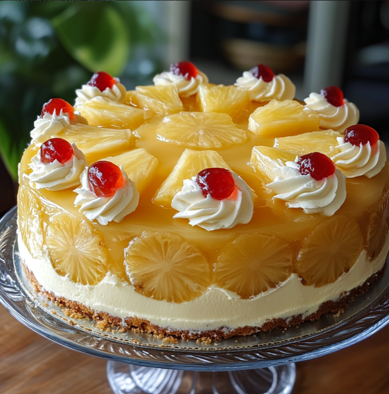 Juicy Pineapple Heaven Cake