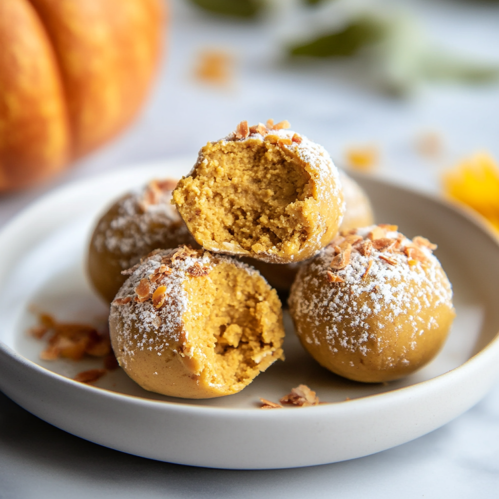 No-Bake Pumpkin Cheesecake Balls